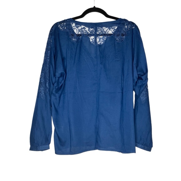 Velvet by Graham & Spencer Anthropologie Women’s Lace Detail Blouse Small NWT - Picture 7 of 15